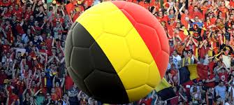 foule supporter ballon couleurs drapeau belgique